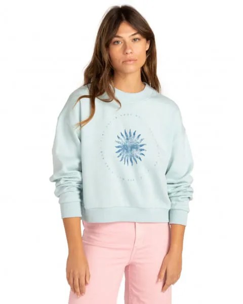 Свитшот женский Billabong Z3CR08-BIF1-4610 голубой S