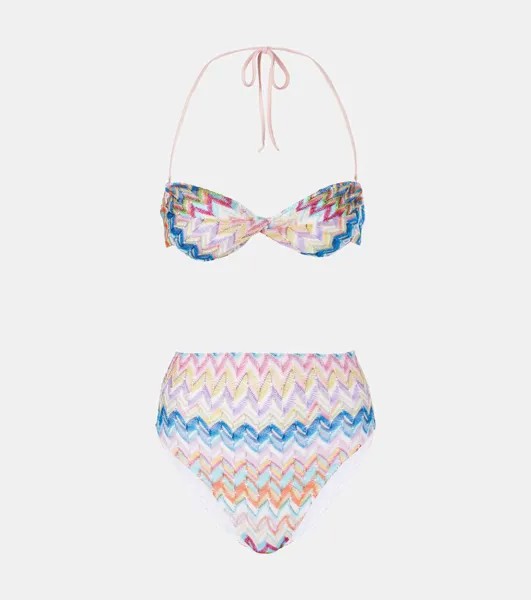 Бикини зигзагообразной формы Missoni, цвет multicolor w/space-dyed