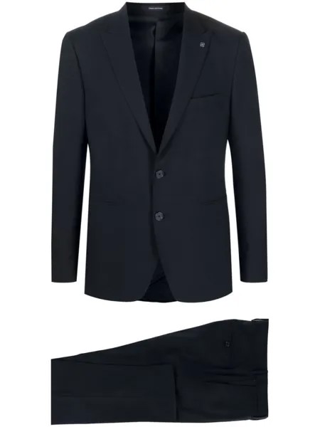 Tagliatore костюм с однобортным пиджаком, синий