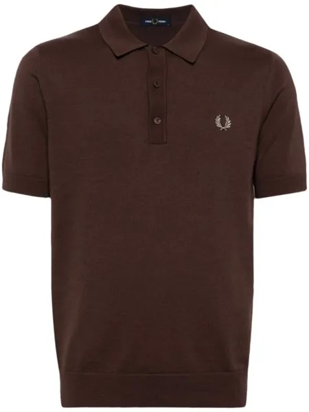 Fred Perry трикотажная рубашка поло, коричневый