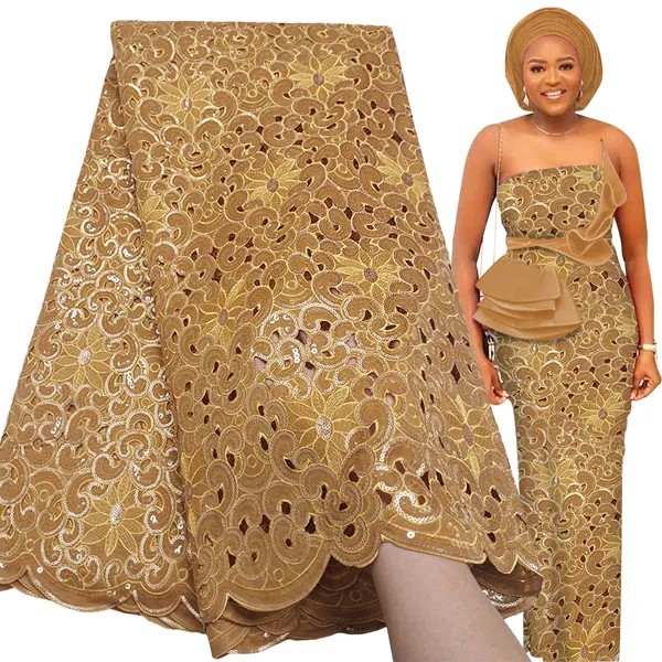 Роскошная африканская кружевная ткань Bestway с вышивкой и блестками, высококачественное нигерийское женское вечернее платье, новинка 2022, французская Тюлевая кружевная ткань
