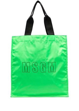 MSGM сумка-тоут с логотипом