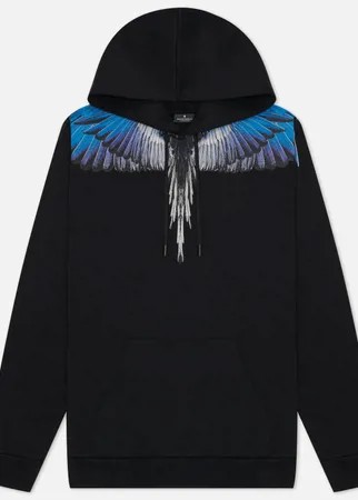Мужская толстовка Marcelo Burlon Wings Regular Hoodie, цвет чёрный, размер XL