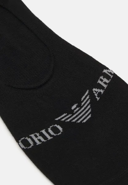 Носки 3 PACK FOOTIE SOCKS Emporio Armani, черный