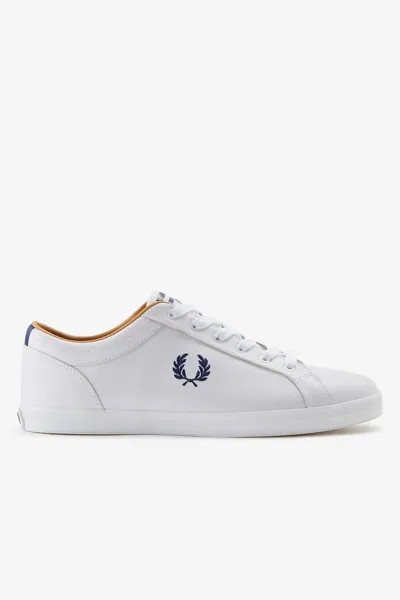 Кожаные кроссовки Baseline Fred Perry, белый