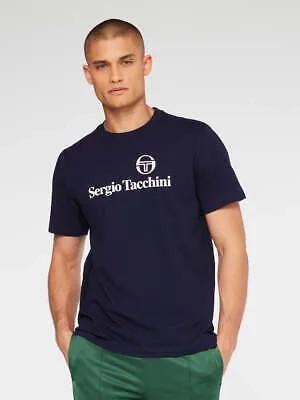 Мужская футболка с коротким рукавом и логотипом Sergio Tacchini