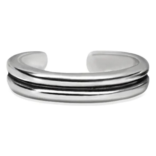 Фаланговое кольцо Рок-н-ролл вдвоем малое, серебро 925 MR0101-Ag925, без размера, 1,62