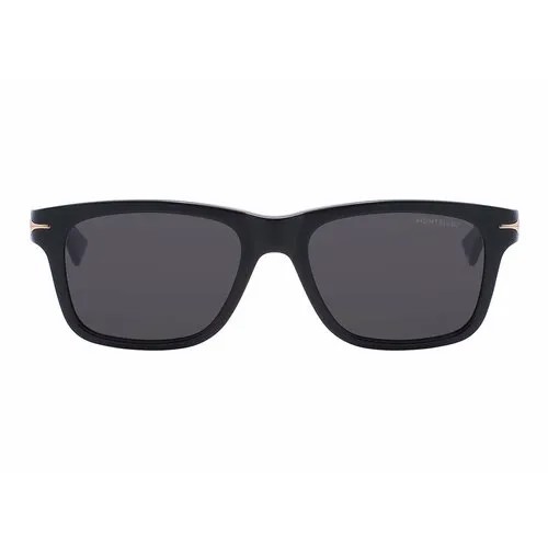 Солнцезащитные очки Montblanc 0263S 001, золотой, черный