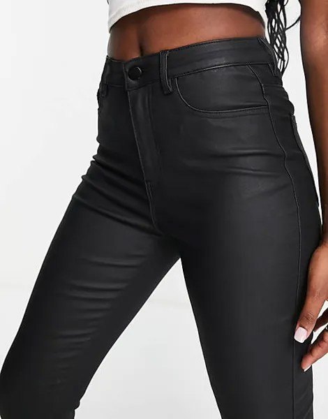 Черные джинсы скинни с покрытием Urban Bliss