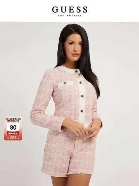 Куртка женская Guess во французском стиле, розовый