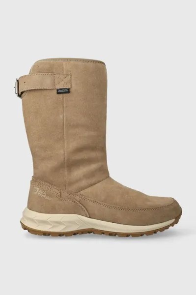 Замшевые зимние ботинки Jack Wolfskin, зеленый