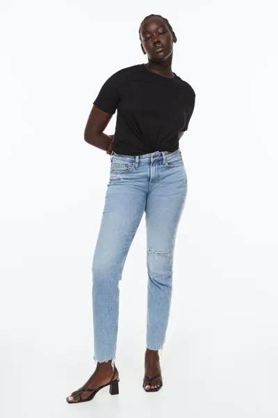 Джинсы женские H&M 1123821003 голубые 62 IT (доставка из-за рубежа)