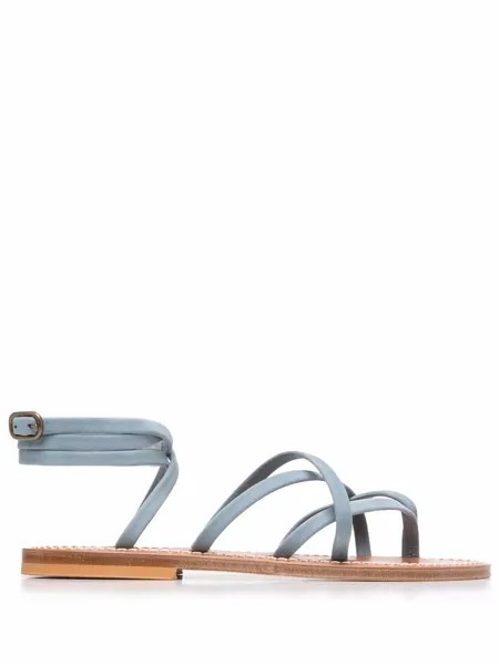 K. Jacques open-toe leather sandals