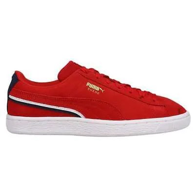 Повседневная обувь Puma Suede Triplex Cherry Lace Up Youth Boys Red Sneakers 382936-0