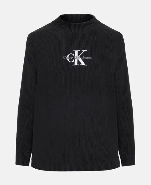 Джемпер с длинными рукавами Calvin Klein Jeans, черный