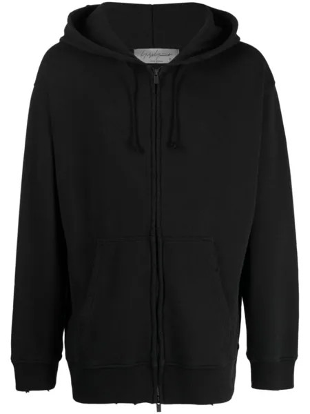 Yohji Yamamoto куртка с капюшоном, черный