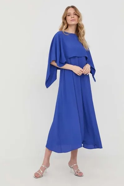 Платье с добавлением шелка Liviana Conti, синий