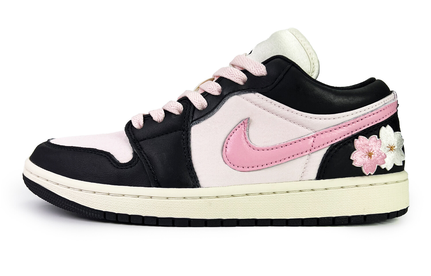 Кроссовки Jordan WMNS Vintage Basketball Shoes Women's Low-top Black/white/pink, розовый