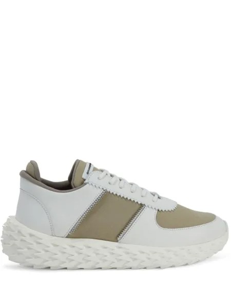 Giuseppe Zanotti кроссовки Urchin со вставками, нейтральный цвет