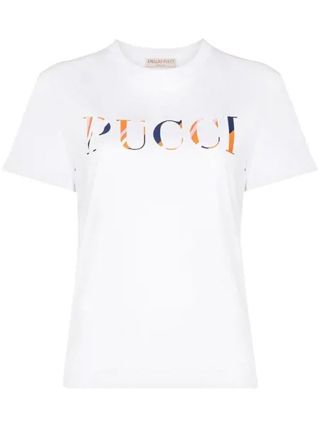 Emilio Pucci футболка с логотипом