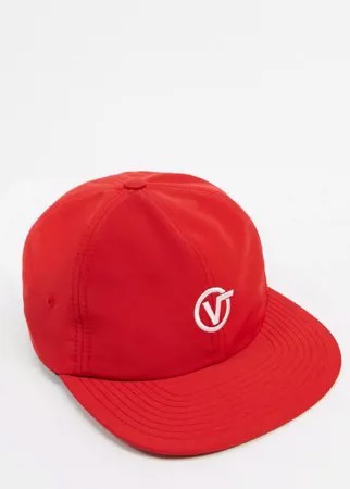 Красная бейсболка Vans Circle V Jockey-Красный