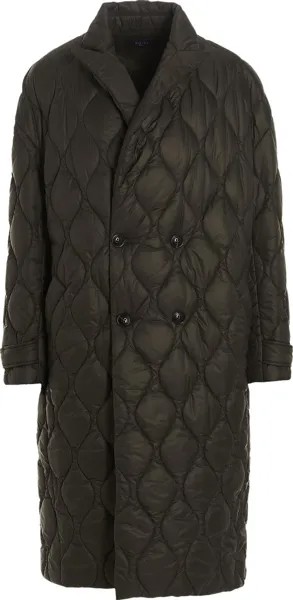 Пальто Amiri Quilted Coat 'Olive Green', зеленый