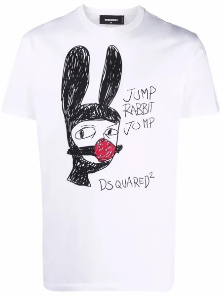 Dsquared2 футболка с графичным принтом