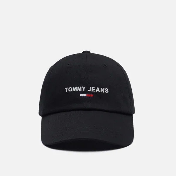 Бейсболка мужская Tommy Jeans Logo Embroidery чёрная, one size