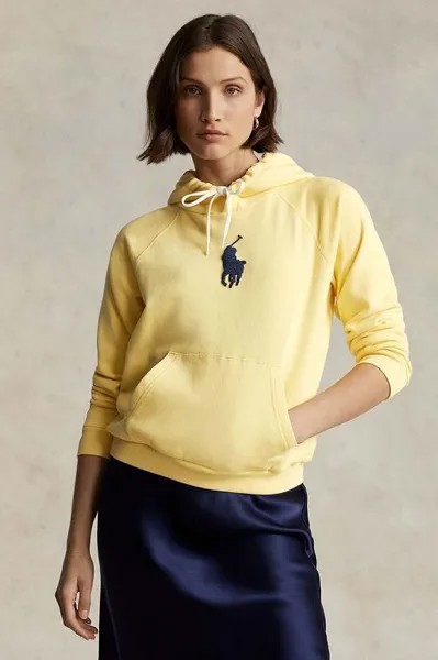 Хлопковая толстовка Polo Ralph Lauren, желтый