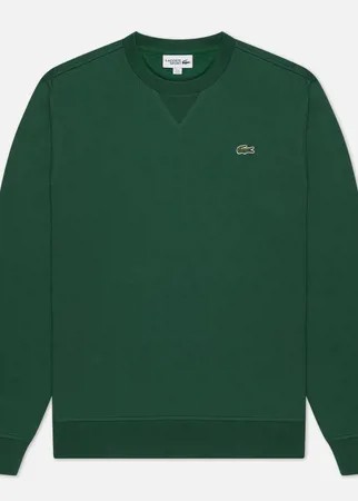 Мужская толстовка Lacoste Sport Cotton Blend Fleece, цвет зелёный, размер S