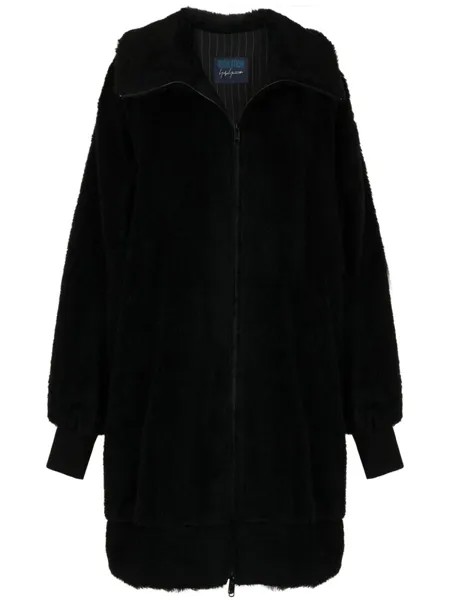 Yohji Yamamoto шерстяное пальто оверсайз, черный