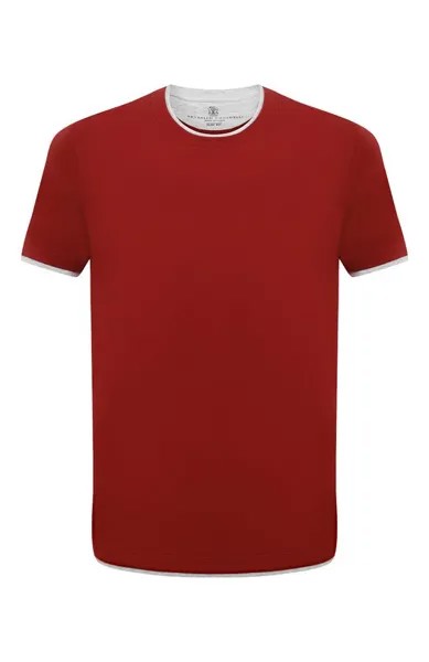Хлопковая футболка Brunello Cucinelli