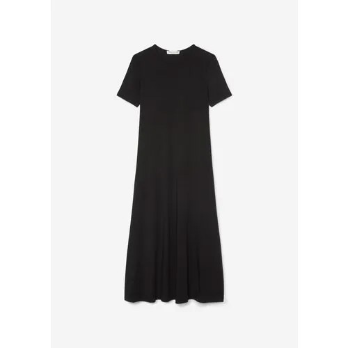Платье Marc O'Polo, повседневное, свободный силуэт, макси, размер XL, черный