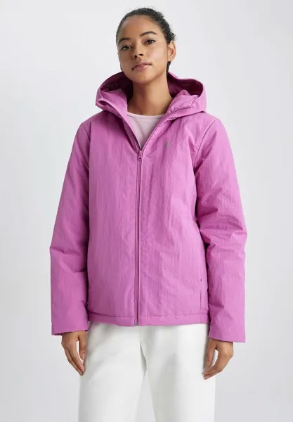 Демисезонная куртка REGULAR FIT DeFacto, цвет purple