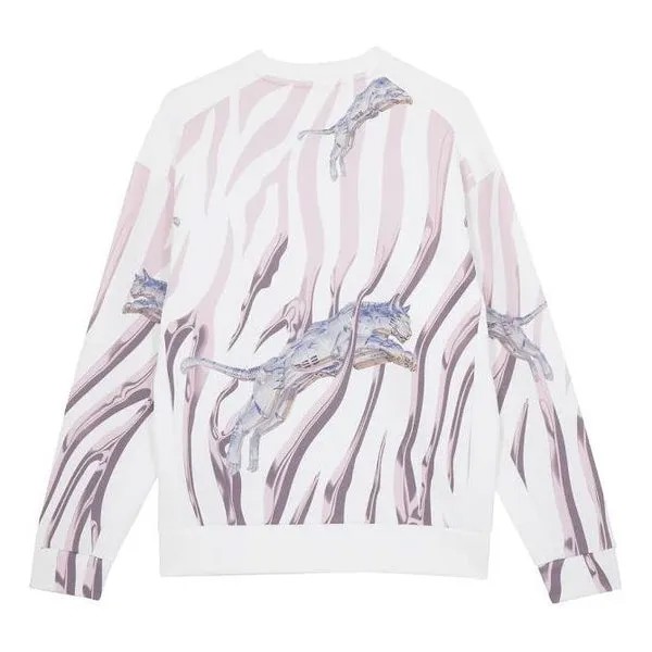 Толстовка PUMA x SORAYAMA Sweatshirt 'White Pink Sliver', белый