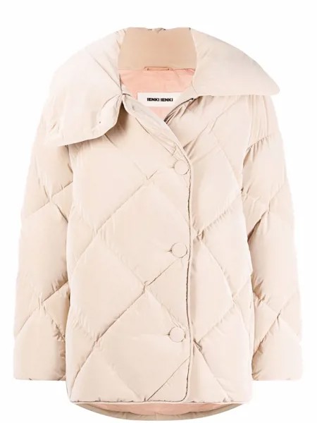 Ienki Ienki diamond-quilted oversized puffer jacket