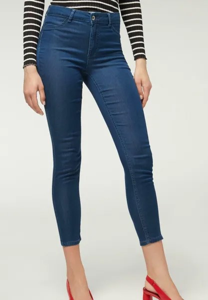 Джинсы Skinny Fit PUSH UP Calzedonia, цвет dunkles jeansblau