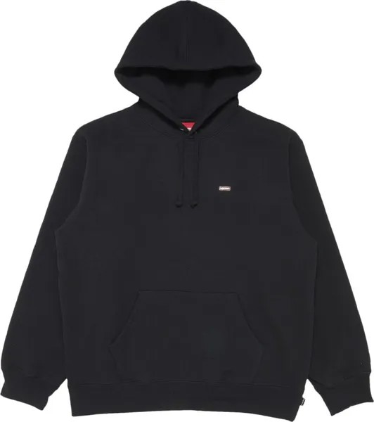 Толстовка Supreme Enamel Small Box Hooded Sweatshirt 'Black', черный