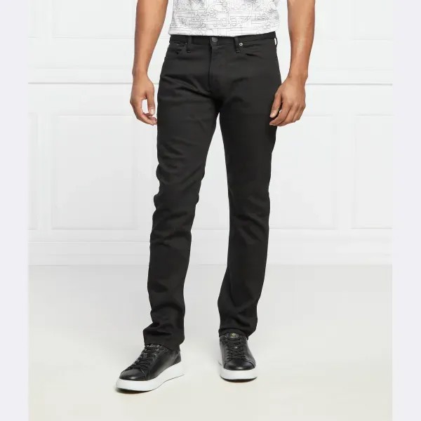 Джинсы узкого кроя j06 Emporio Armani, черный