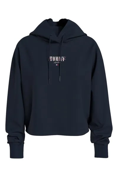 Худи с логотипом из органического хлопка Tommy Jeans, синий