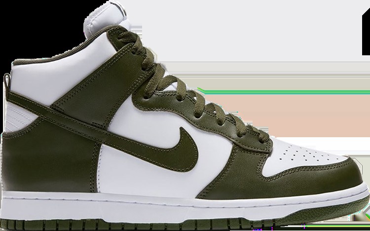 Кроссовки Nike Dunk High 'Cargo Khaki' 2017, зеленый