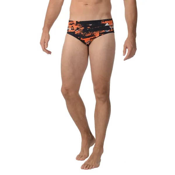 Adidas Mens ER Brief Swim Boxer Trunks Orange Оранжевый