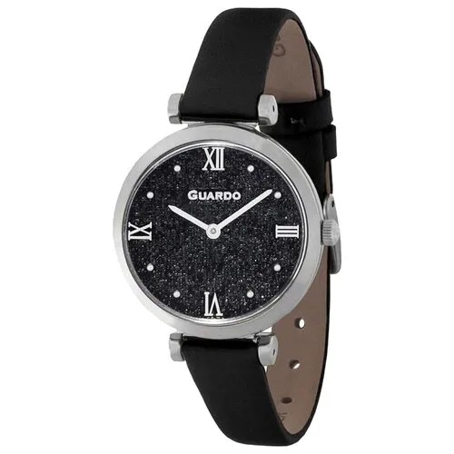 Наручные часы GUARDO Premium 12333-1 чёрные стразы