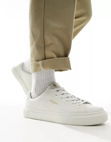 Белые кожаные кроссовки Fred Perry B71