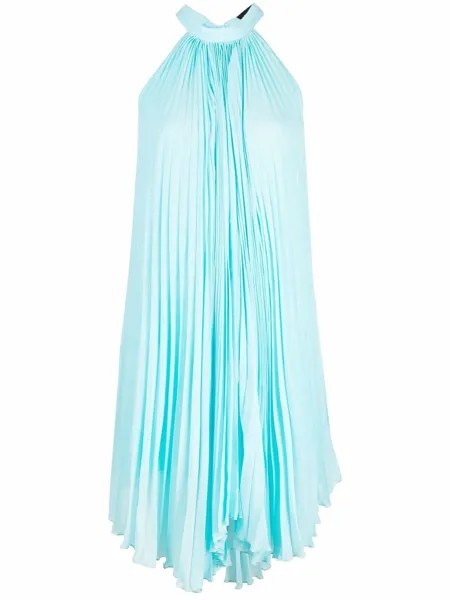Styland плиссированное платье с вырезом халтер