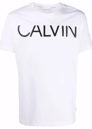 Calvin Klein футболка из органического хлопка с логотипом