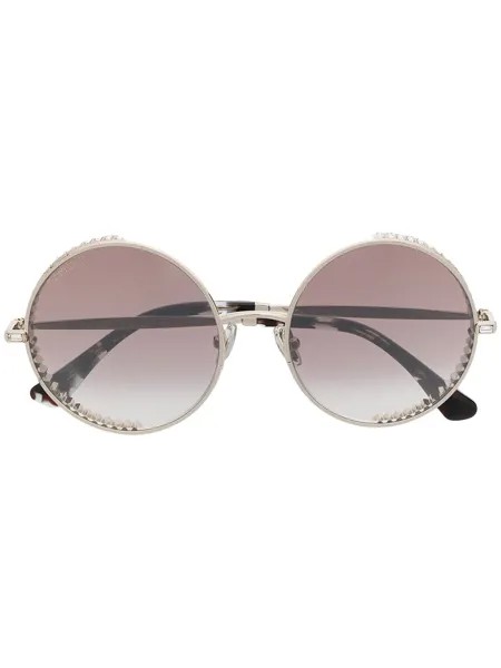 Jimmy Choo Eyewear солнцезащитные очки Goldys в круглой оправе