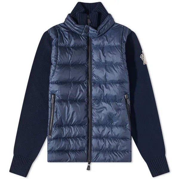 Пуховая вязаная куртка Moncler Grenoble