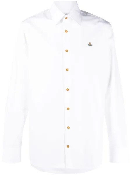 Vivienne Westwood футболка из органического хлопка с логотипом Orb, белый