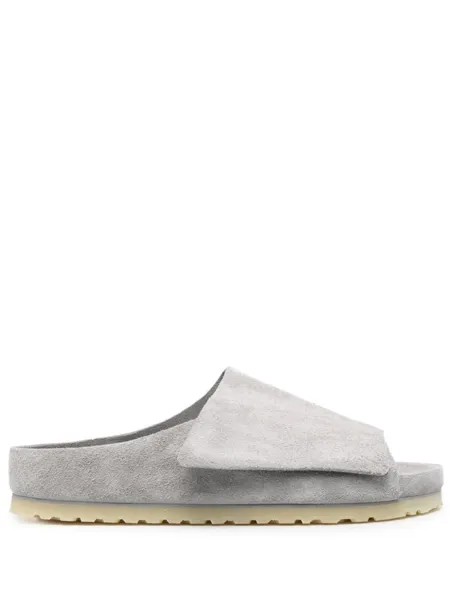 Birkenstock шлепанцы с открытым носком, серый